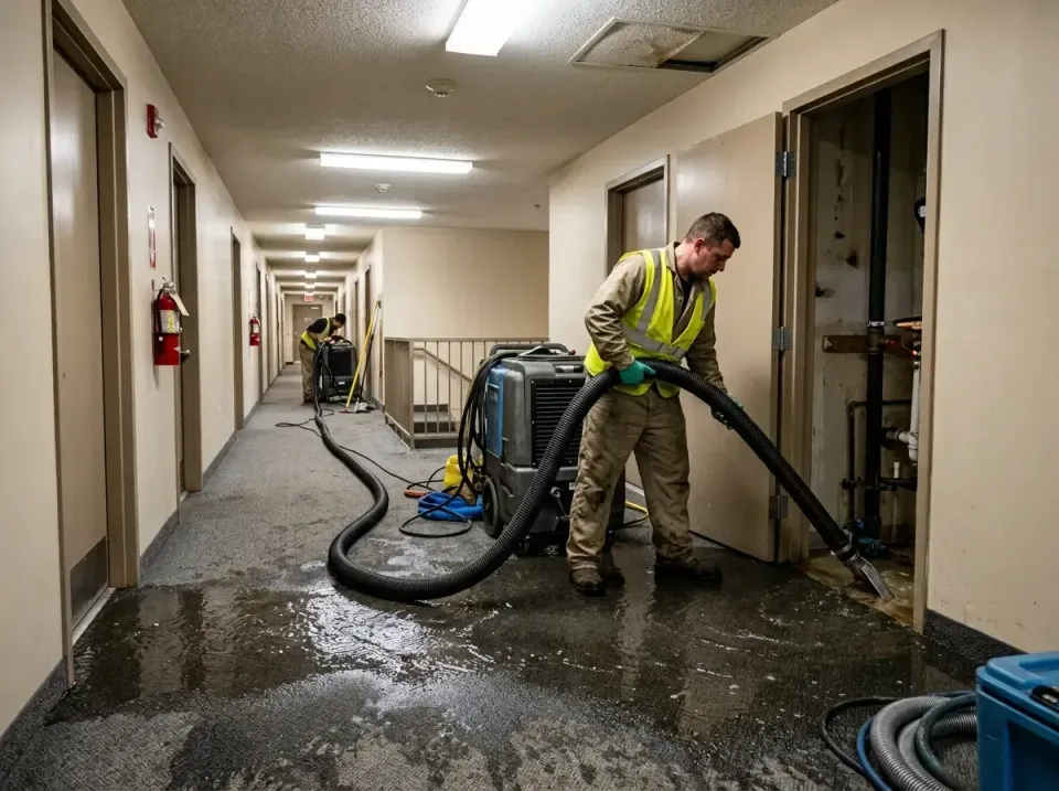 multi-unit-apartment-hallway-f-005 — frequently asked questions, Emergency Burst Pipe Water Extraction & Removal in Johns Cr…